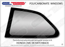 ポリカーボネート ウインドウキット｜ホンダ Civic EK - 3dr Hatchback