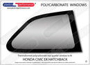ポリカーボネート ウインドウキット｜ホンダ Civic EK - 3dr Hatchback
