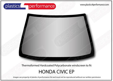 ポリカーボネート フロントウインドスクリーン｜ホンダ Civic EP - 3dr Hatchback