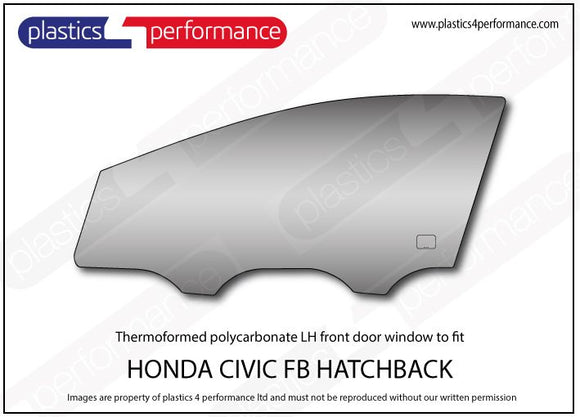 ポリカーボネート ウインドウキット｜ホンダ Civic FB - 5dr Hatchback