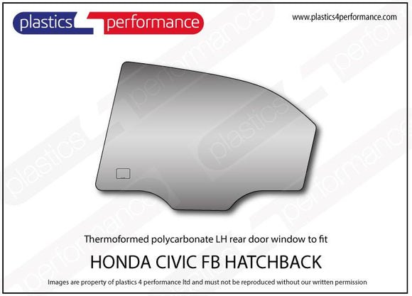 ポリカーボネート ウインドウキット｜ホンダ Civic FB - 5dr Hatchback