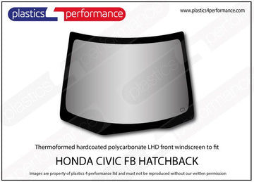ポリカーボネート フロントウインドスクリーン｜Honda Civic FB - 5dr Hatchback