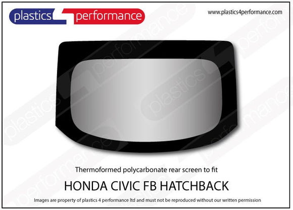 ポリカーボネート ウインドウキット｜ホンダ Civic FB - 5dr Hatchback