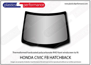 ポリカーボネート フロントウインドスクリーン｜Honda Civic FB - 5dr Hatchback