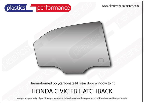 ポリカーボネート ウインドウキット｜ホンダ Civic FB - 5dr Hatchback