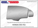 ポリカーボネート ウインドウキット｜ホンダ Civic Type R FD2 - Sedan