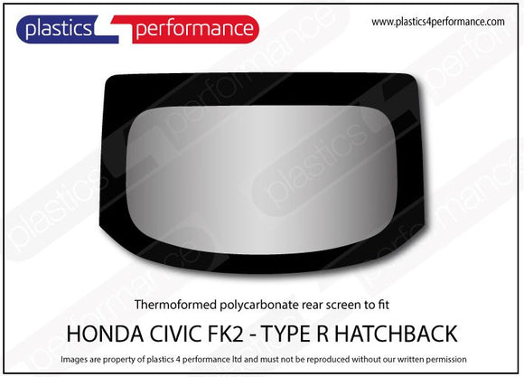 ポリカーボネート ウインドウキット｜ホンダ Civic Type R FK2 - 5dr Hatchback