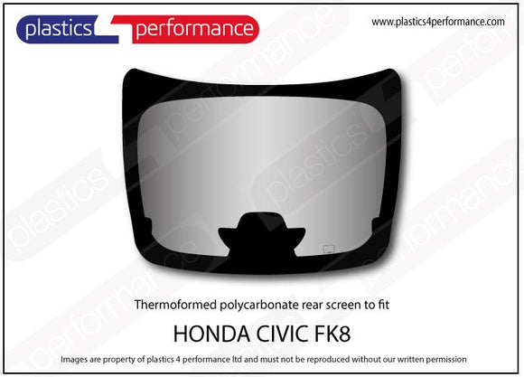 ポリカーボネート ウインドウキット｜ホンダ Civic Type R FK8 - 5dr Hatchback