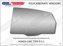 ポリカーボネート ウインドウキット｜ホンダ Civic Type R FL5