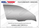 ポリカーボネート ウインドウキット｜ホンダ Civic Type R FL5