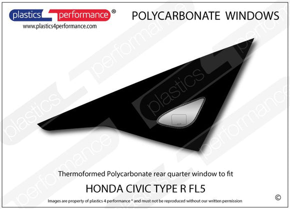 ポリカーボネート ウインドウキット｜ホンダ Civic Type R FL5