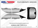 ポリカーボネート ウインドウキット｜ホンダ Civic Type R FL5