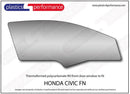 ポリカーボネート 右フロントドアウインドウ｜ホンダ Civic FN - 3dr Hatchback