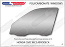 ポリカーボネート ウインドウキット｜ホンダ Civic MC2 Aerodeck