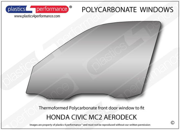 ポリカーボネート ウインドウキット｜ホンダ Civic MC2 Aerodeck