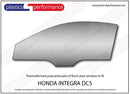 ポリカーボネート 左フロントドアウインドウ｜ホンダ Integra DC5 - 3dr Liftback