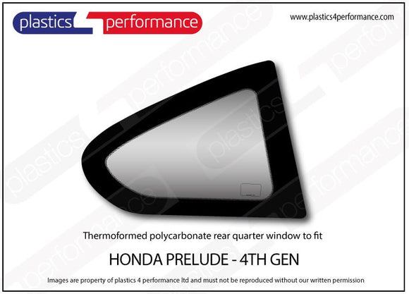 ポリカーボネート ウインドウキット｜ホンダ Prelude - 4th Generation