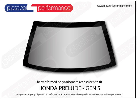 ポリカーボネート ウインドウキット｜ホンダ Prelude - 5th Generation