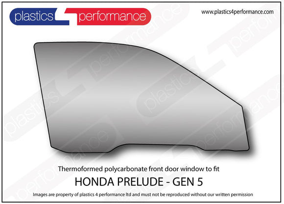 ポリカーボネート ウインドウキット｜ホンダ Prelude - 5th Generation