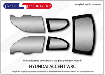 Accent WRC ポリカーボネート ウインドウキット｜Hyundai Accent WRC 写真1