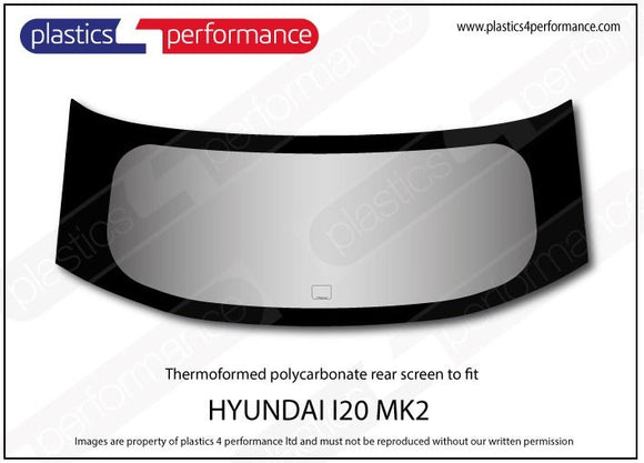 i20 MK2 GB - 5dr Hatchback ポリカーボネート ウインドウキット｜Hyundai i20 MK2 GB - 5dr Hatchback 写真4