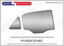 i20 MK2 GB - 5dr Hatchback ポリカーボネート ウインドウキット｜Hyundai i20 MK2 GB - 5dr Hatchback 写真5