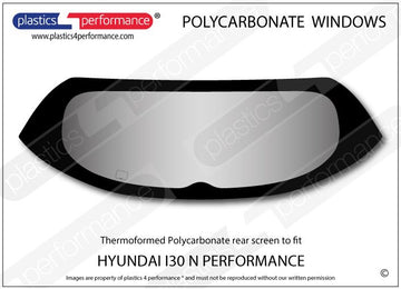 i30 MK3 PD (N Performance) - 5dr Hatchback ポリカーボネート リアウインドウ｜Hyundai i30 MK3 PD (N Performance) - 5dr Hatchback 写真1