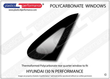 i30 MK3 PD (N Performance) - 5dr Hatchback ポリカーボネート 右リアクォーターウインドウ｜Hyundai i30 MK3 PD (N Performance) - 5dr Hatchback 写真1