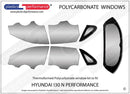 i30 MK3 PD (N Performance) - 5dr Hatchback ポリカーボネート ウインドウキット｜Hyundai i30 MK3 PD (N Performance) - 5dr Hatchback 写真1