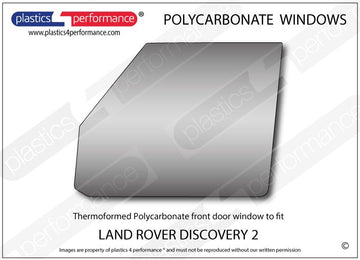 ポリカーボネート 左フロントドアウインドウ｜Land Rover Discovery Series 2