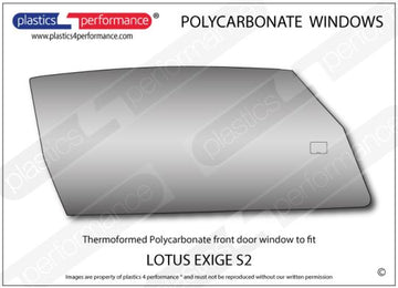 ポリカーボネート サイドウィンドウ（ドア）｜Lotus Exige S2 - 0