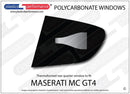 ポリカーボネート 左リアクォーターウインドウ｜Maserati GranTurismo MC GT4