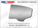 ポリカーボネート ウインドウキット｜マツダ Mazda2 3rd Generation DJ