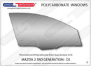 ポリカーボネート ウインドウキット｜マツダ Mazda2 3rd Generation DJ