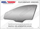 ポリカーボネート ウインドウキット｜マツダ Mazda3 3rd Generation Fastback Sedan
