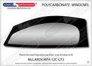 ポリカーボネート ウインドウキット｜McLaren MP4-12C GT3