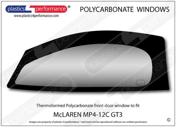 ポリカーボネート ウインドウキット｜McLaren MP4-12C GT3