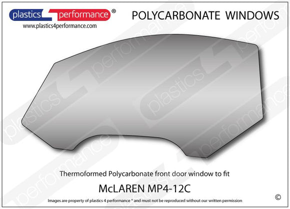 ポリカーボネート ウインドウキット｜McLaren MP4-12C