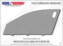 ポリカーボネート ウインドウキット｜Mercedes-Benz Mercedes Erebus AMG E63 V8 Supercar