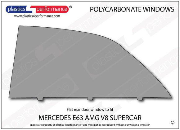 ポリカーボネート ウインドウキット｜Mercedes-Benz Mercedes Erebus AMG E63 V8 Supercar