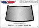 ポリカーボネート ウインドウキット｜Mercedes-Benz Mercedes Erebus AMG E63 V8 Supercar