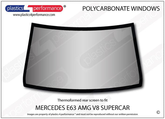 ポリカーボネート ウインドウキット｜Mercedes-Benz Mercedes Erebus AMG E63 V8 Supercar