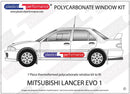 ポリカーボネート フロントウインドスクリーン｜三菱 Lancer Evo 1