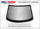 ポリカーボネート フロントウインドスクリーン｜三菱 Lancer Evo X (10)