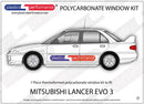 ポリカーボネート 右フロントドアウインドウ｜三菱 Lancer Evo 3