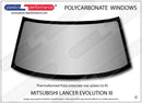 ポリカーボネート リアウインドウ｜三菱 Lancer Evo 3