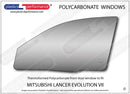 ポリカーボネート 左フロントドアウインドウ｜三菱 Lancer Evo 7