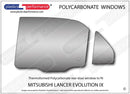 ポリカーボネート ウインドウキット｜三菱 Lancer Evo 9