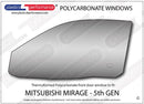 ポリカーボネート ウインドウキット｜三菱 Mirage 5th Generation