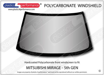 ポリカーボネート フロントウインドスクリーン｜三菱 Mirage 5th Generation